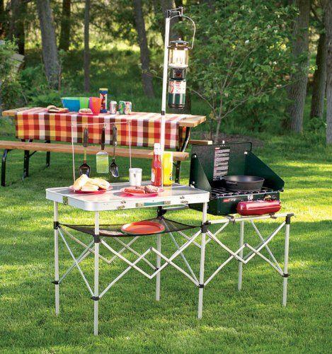 Cozinha portátil Coleman Pack-Away com área de preparação de